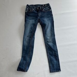 Miss Me Dark Blue Skinny Jeans